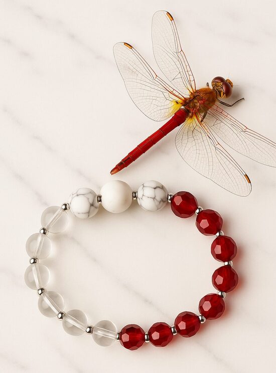 Dabīgo pērļu rokassprādze "Spāres Skūpsts"